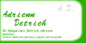 adrienn detrich business card